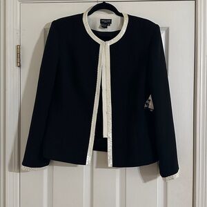 NWT Due Per Due Veste Jacket Blazer sequin embellishment luxe jacket size 16